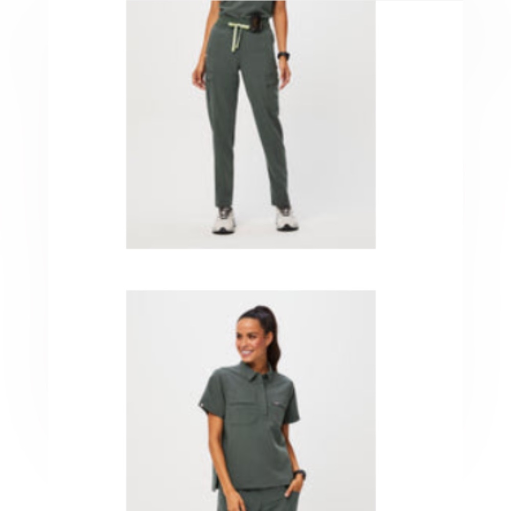 Figs Women’s cargo scrubs in bonsai